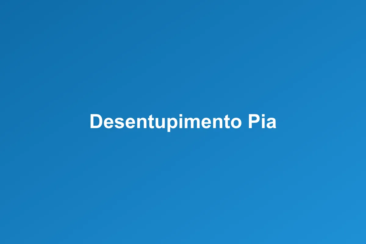 Desentupimento profissional em Aracaju